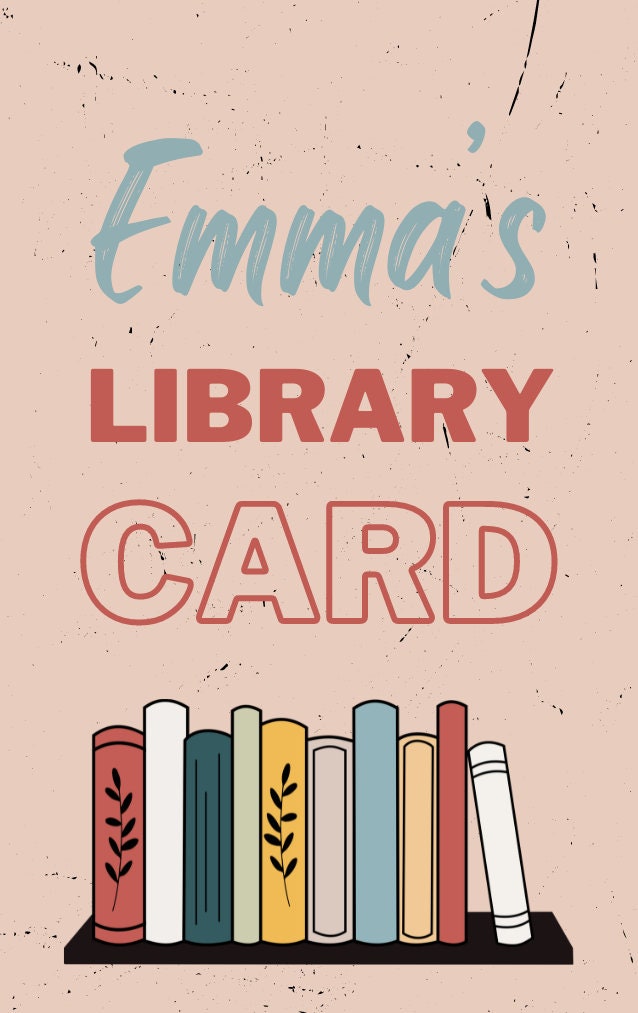 MYO Yoto Card Template Make Your Own Library Card Theme Digital MYO Yoto Card Template Make Your Own Library Card Theme Digital