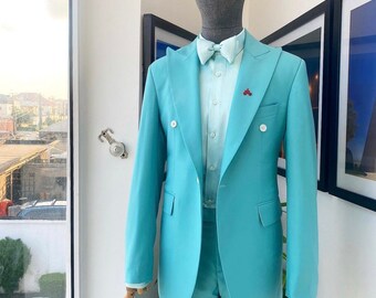 tiffany blue suit jacket