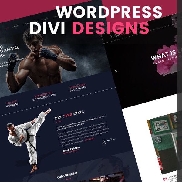 WordPress - landing page - Shop Design - Mobile Responsive - DIVI - Portfolio - Blog Website - Payment Gateway Integration - Woo-commerce
