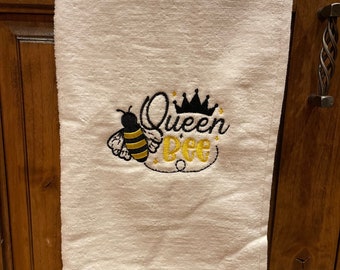 Queen Bee Dish Towel