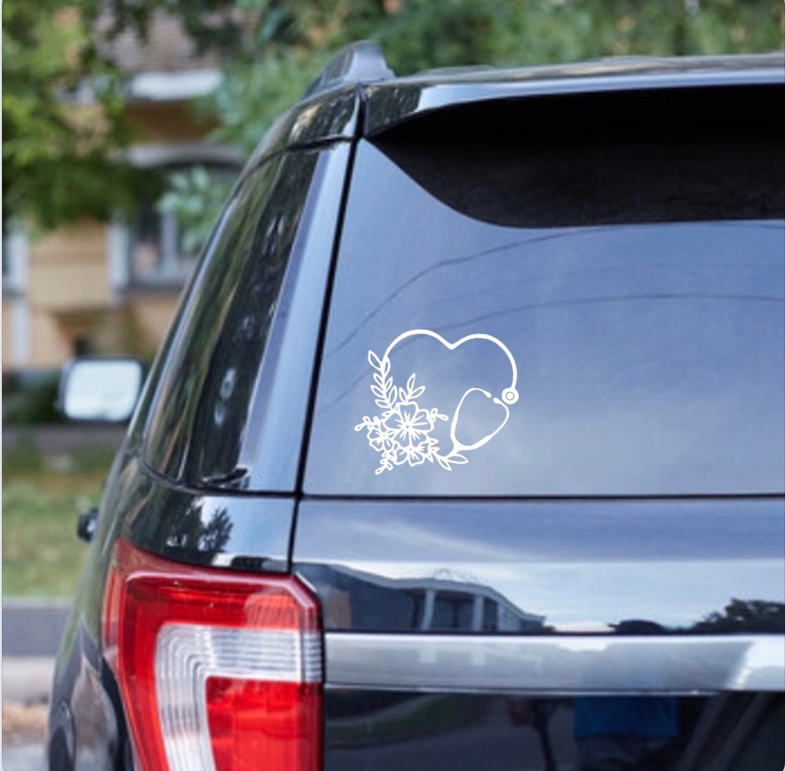 Nursing/medical Professional Car Decal - Etsy