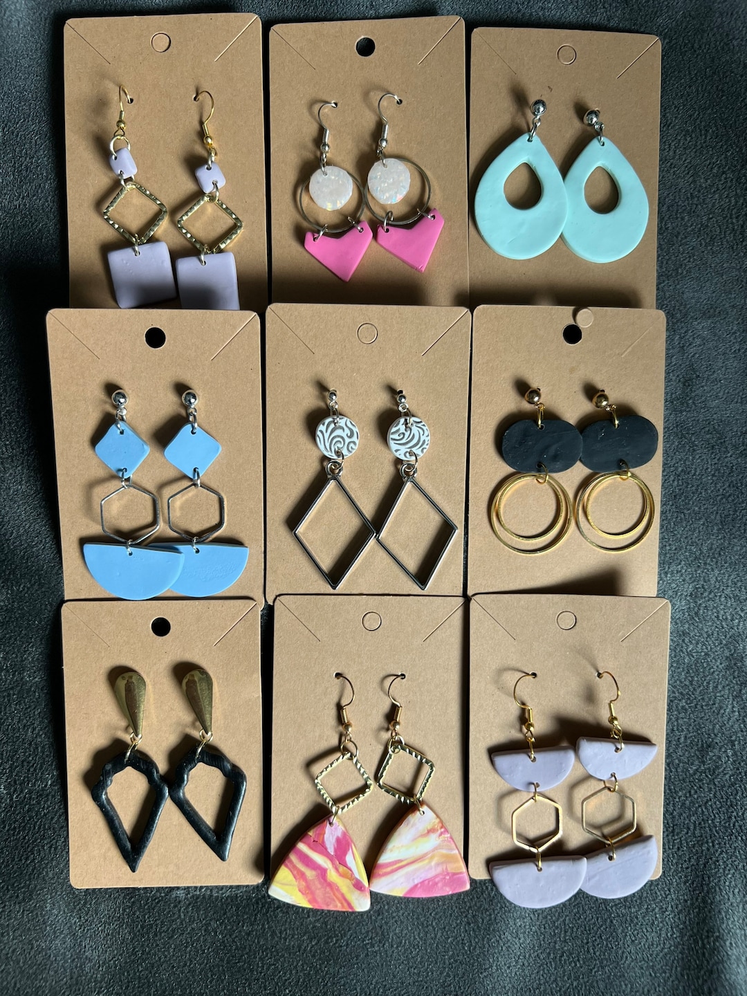 DISCOUNTED SALE Polymer Clay Earrings Etsy