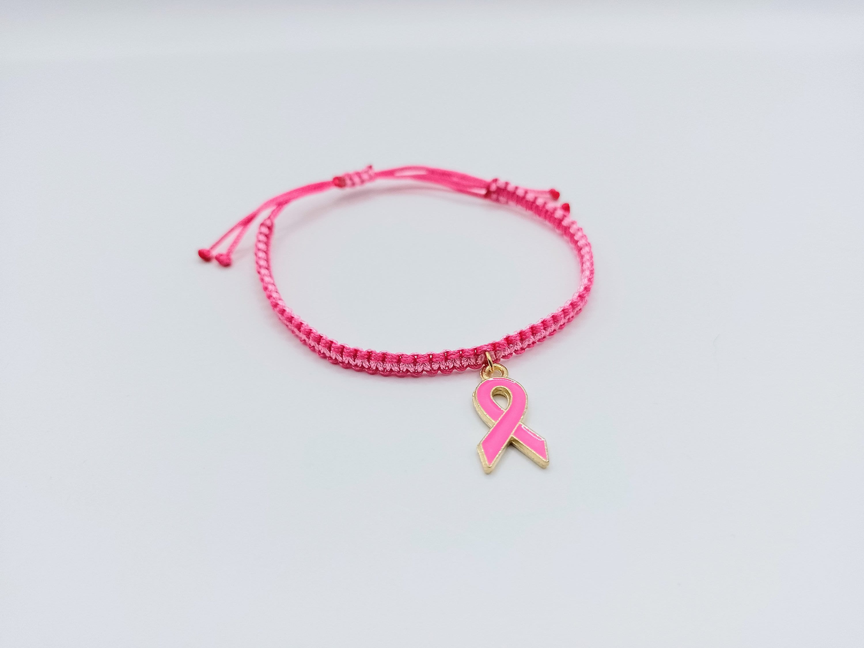 Breast Cancer Awareness Ribbon Charm - Choose Color For Bracelet (Pink, Blue, Purple, Etc.) - View #10