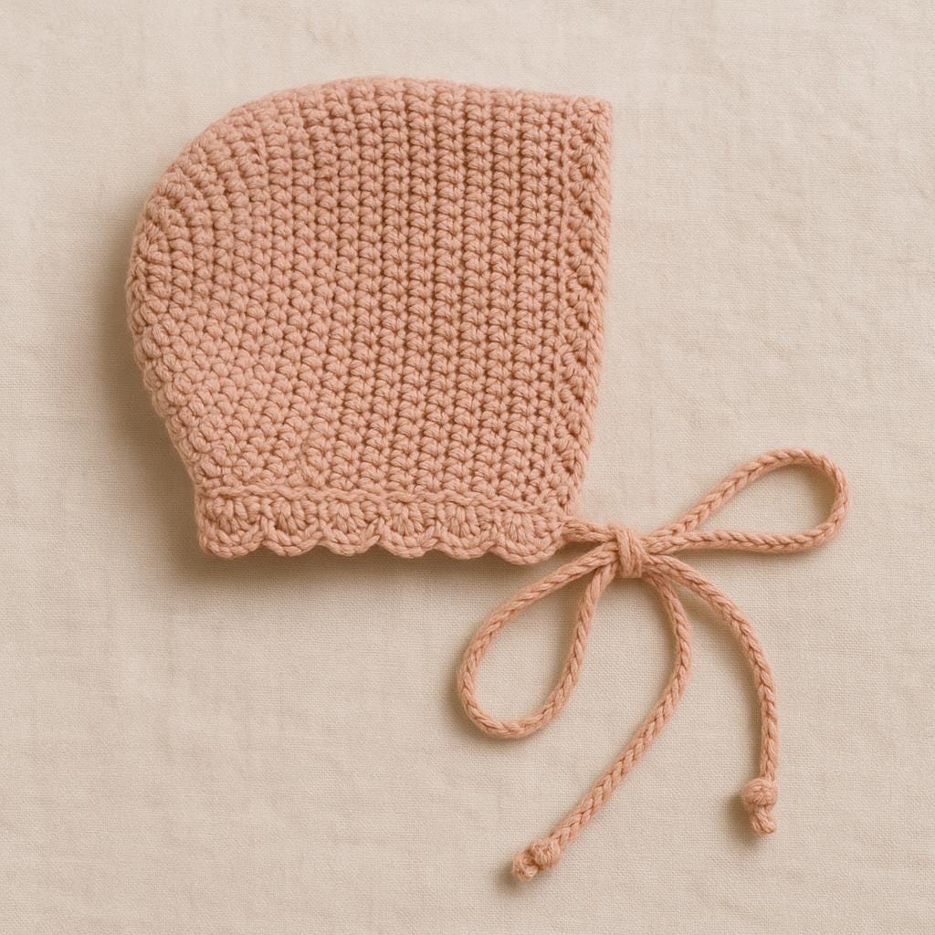 39 Crochet Bonnet Patterns with Pixie, Bella, and Bunny Styles 11 Classic Crochet Baby Bonnet