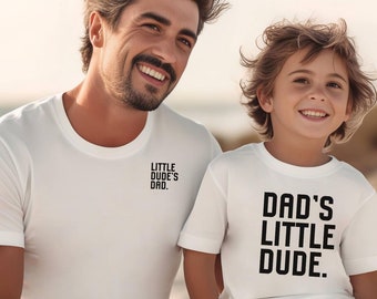 Camisetas a juego para papá y bebé, regalo del primer día del padre, camisetas a juego para hijo, camisetas a juego para padre e hijo, camisetas a juego para papá y bebé, camisetas para papá nuevo, camisetas para papá e hijo