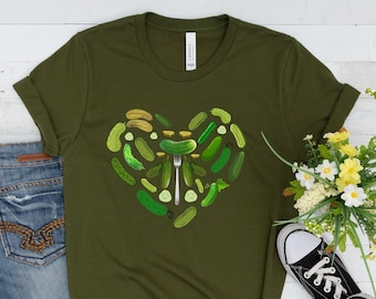 Pickle Shirt, Funny Pickle Sweatshirt, Pickle Lover Sweater, Fall Shirt, Gardening Sweatshirt, Fall Season Shirt, Vintage Pickle Jar Shirt