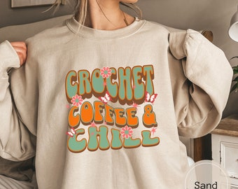 Crochet Lover Sweatshirt, In My Crochet Era Sweater, Crafter Mom Shirt for Women, Funny Crochet Crewneck, Knitting Lover, Gift For Crocheter