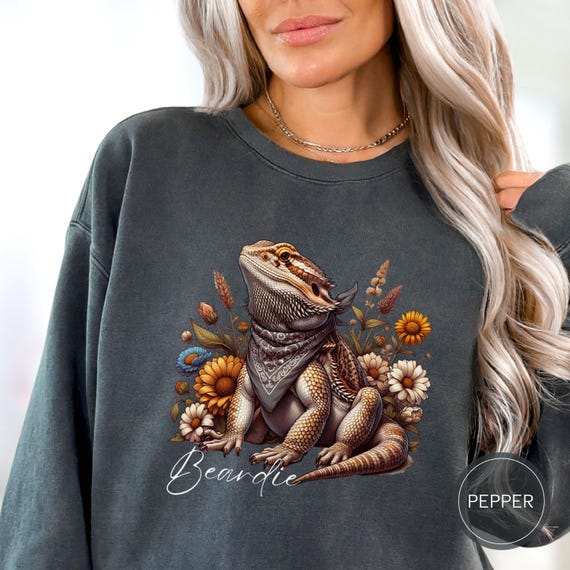 Custom Bearded Dragon Shirt, Personalized Beardie Sweatshirt