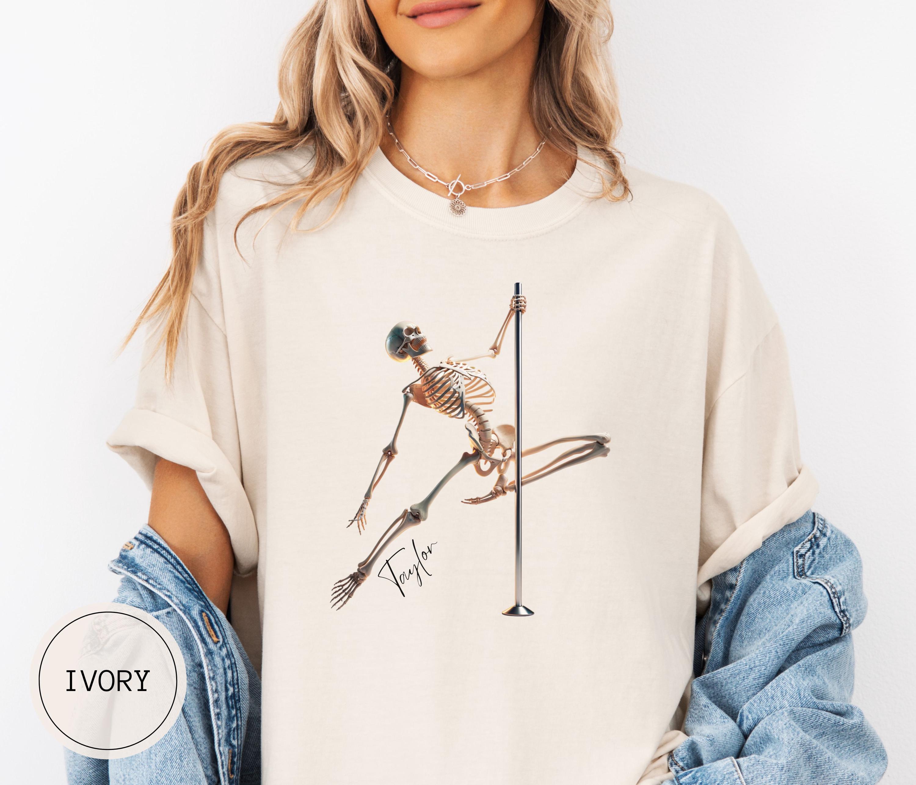 Maglietta Unisex Pole Dance - Eat Sleep Pole Dancing - Fellow Friends, Cotone Morbido, Regalo Per Ballerine - 2