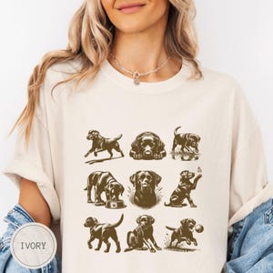 Comfort Colors Labrador Retriever Shirt, Black Lab Mom Sweatshirt, Chocolate Brown Yellow Labrador Retriever Gift For Labrador Dog Breeder