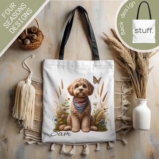 PXTIDY Borsa A Tracolla Regalo Per Proprietari Di Cavapoo - Con Stampa Simpatica, 21,5x14,5 Cm, Impermeabile