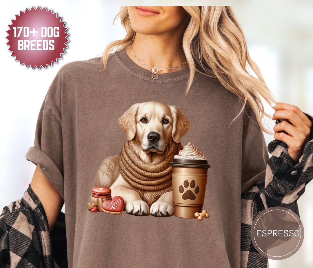 Custom Golden Retriever Dog Shirt or Sweatshirt, Personalized Goldie ...