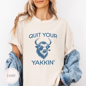 Funny Meme T Shirt, Silly Shirt, Retro Animal Comfort Color© Weird Animal Shirt, 90s Aesthetic Shirt, Unhinged Meme Sweatshirt, Quit Yakkin