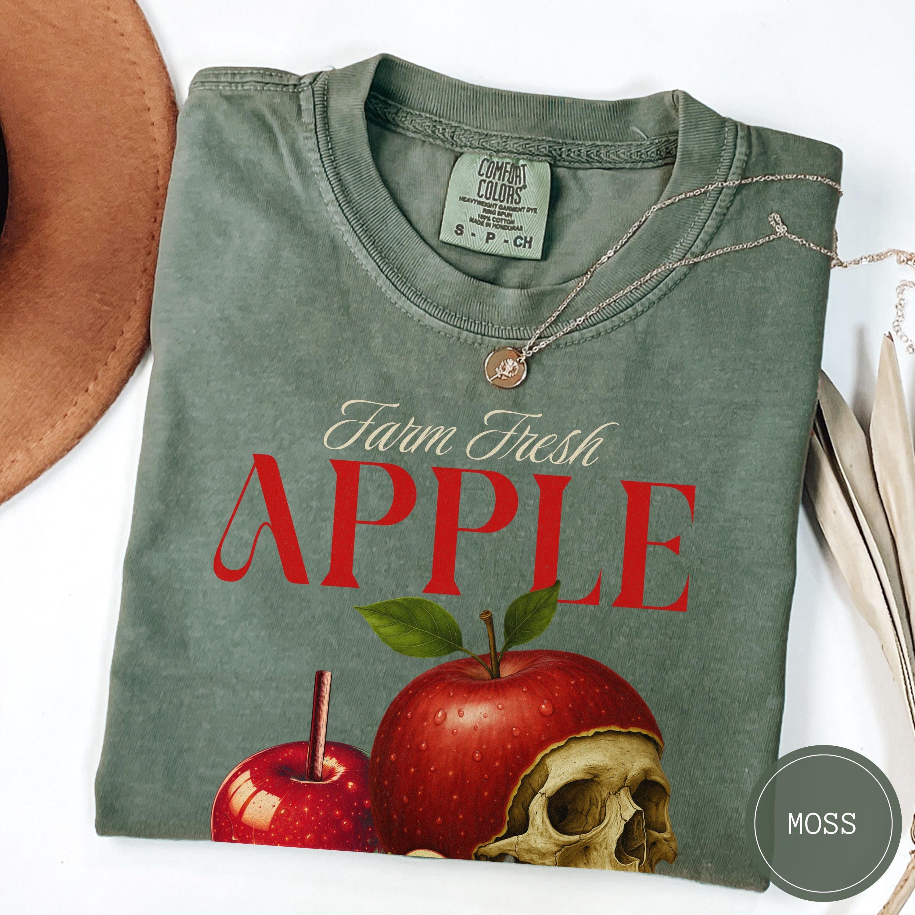 Trendy Summer Fruit Tshirt, Farmers Market Retro Apple Shirt