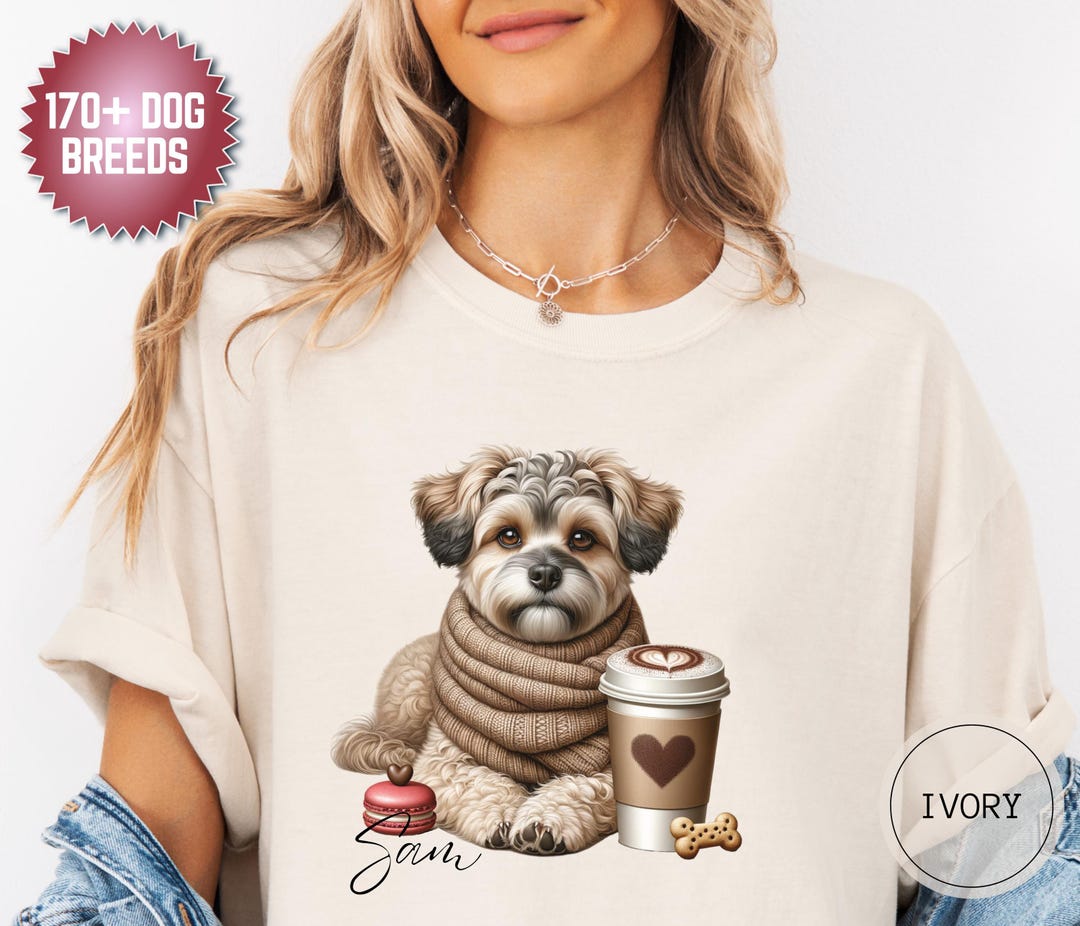 Custom Chipoo Dog Shirt or Sweatshirt, Personalized Dog Name Valentine ...