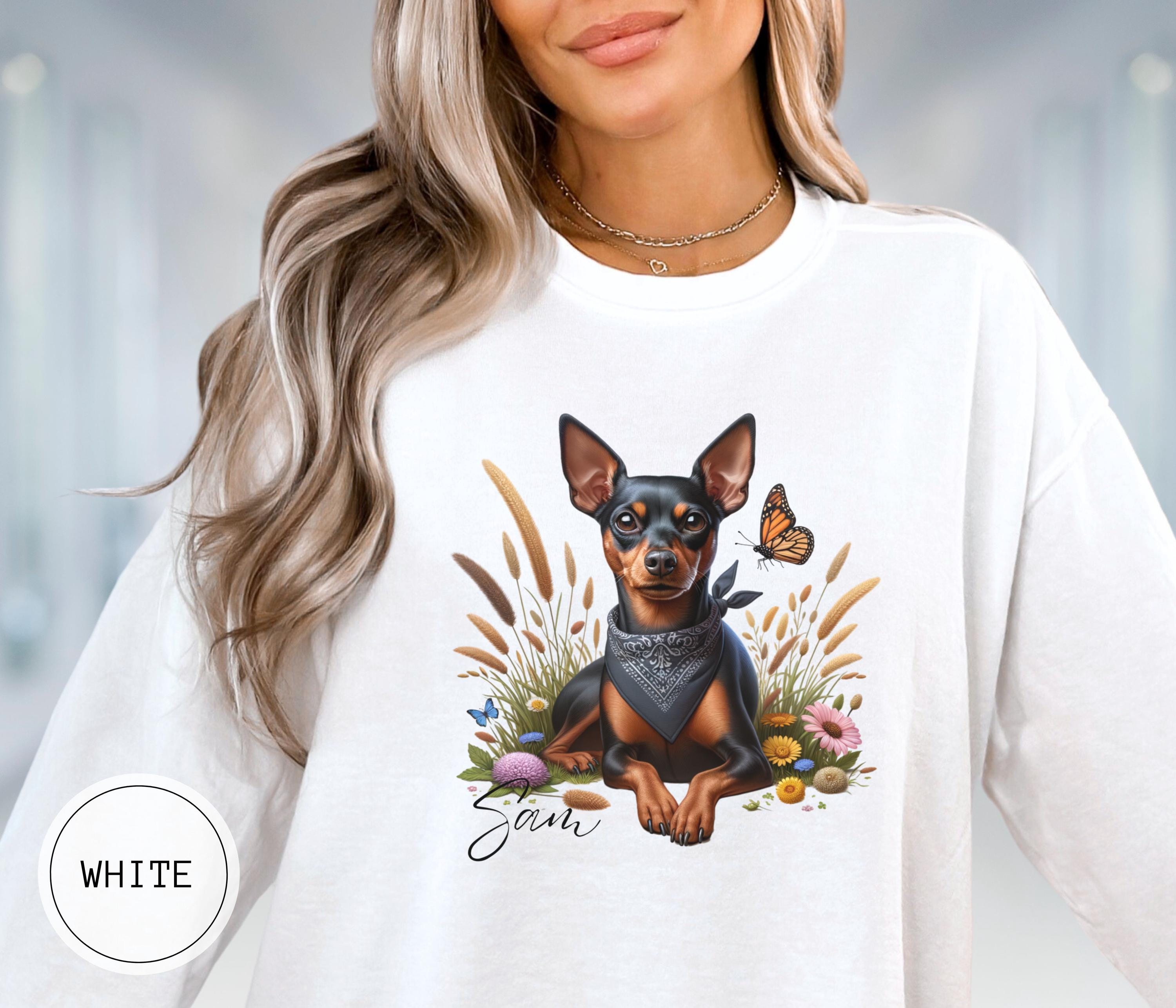 Fashwork T-Shirt Donna Personalizzabile 'Mamma Del Miglior Pincher' – 100% Cotone, Stampa Morbida