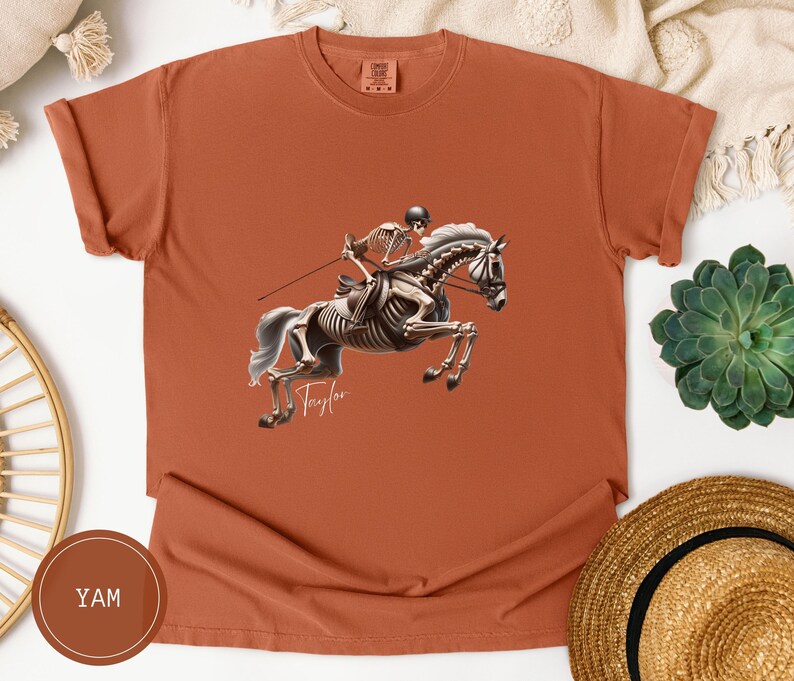 Custom Equestrian Shirt, Equestrian Sport Gift, Gothic Clothes