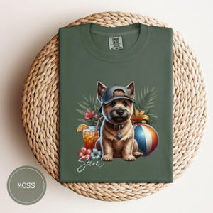 Custom Cairn Terrier Dog Shirt Sweatshirt, Comfort Colors Custom Dog Shirt Vintage, Cute Dog Mom Gift, Personalized Dog Lover Shirt