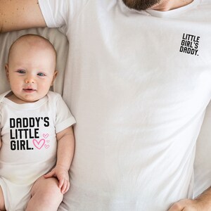 Daddy And Daughter Matching Shirts - Father And Newborn Outfits For First Father's Day