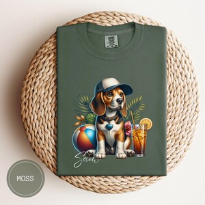 Custom Beagle Dog Shirt Sweatshirt, Comfort Colors Custom Dog Shirt Vintage, Cute Dog Mom Gift, Personalized Dog Lover, Beagle Mom Gift