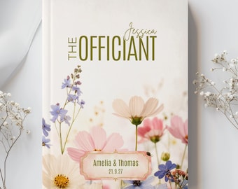 Personalized Officiant Gift, Wedding Officiant Journal, Thank You for Marrying Us Gift Custom Celebrant Notebook, Ordained Minister Keepsake