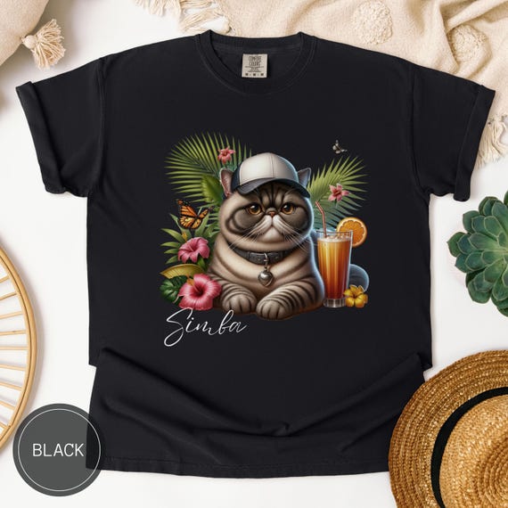 Katze Oma Langarmshirt - Lustiges Exotisch Kurzhaar Katzenliebhaber Shirt