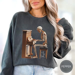 Custom Pianist Shirt, Piano Player Sweatshirt, Personalized Pianist Tee, Keyboard Lover Crewneck, Piano Teacher Gift, Funny Pianist Tee