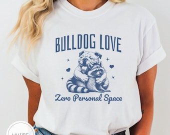 English Bulldog Shirt, Comfort Colors Bulldog TShirt, Dog Mom Gift, Bulldog Tee, Bulldog Dad T-shirt, Bulldog Lover Owner Breeder Meme Gift