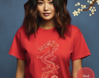Chinese New Year Shirt 2024, Year of the Dragon TShirt, Happy New Year 2024, Chinese Zodiac T-Shirt, Lunar New Year Tee, CNY New Year Gift