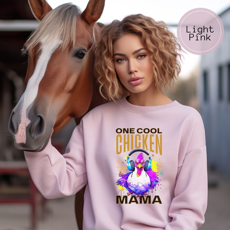 Chicken Sweatshirt for Women, Funny Chicken Shirt, Chicken Lover Tshirt, Chicken Farmer Gift Tee