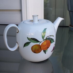 Royal Worcester Teapot - Etsy