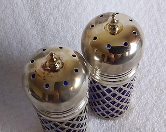 Godinger Cobalt Blur Salt Pepper ShakerPlato Vintage