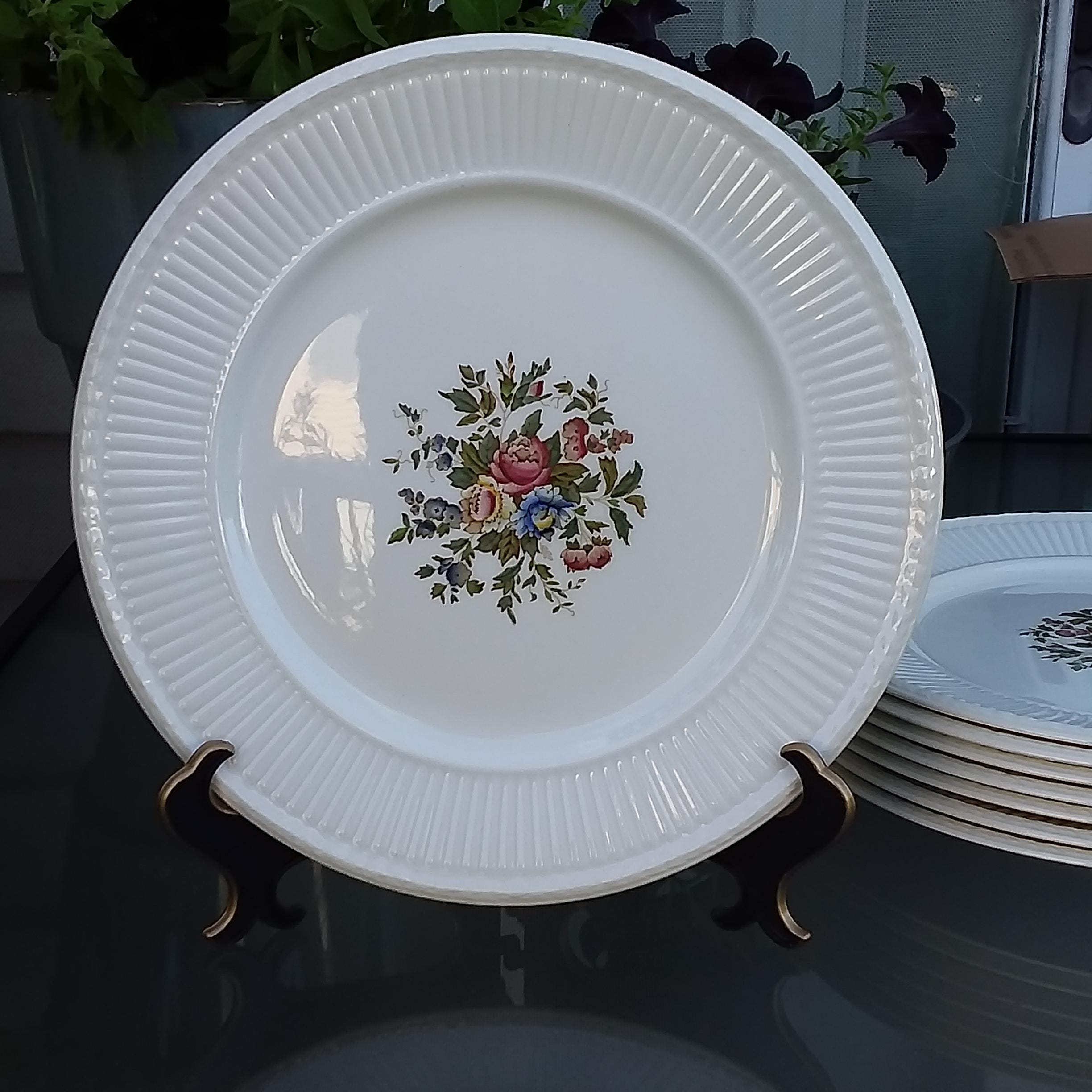 イギリス　ヴィンテージ　ディナープレート ビンテージ プレート 2枚セット ENGLISH IRONSTONE TABLEWARE
