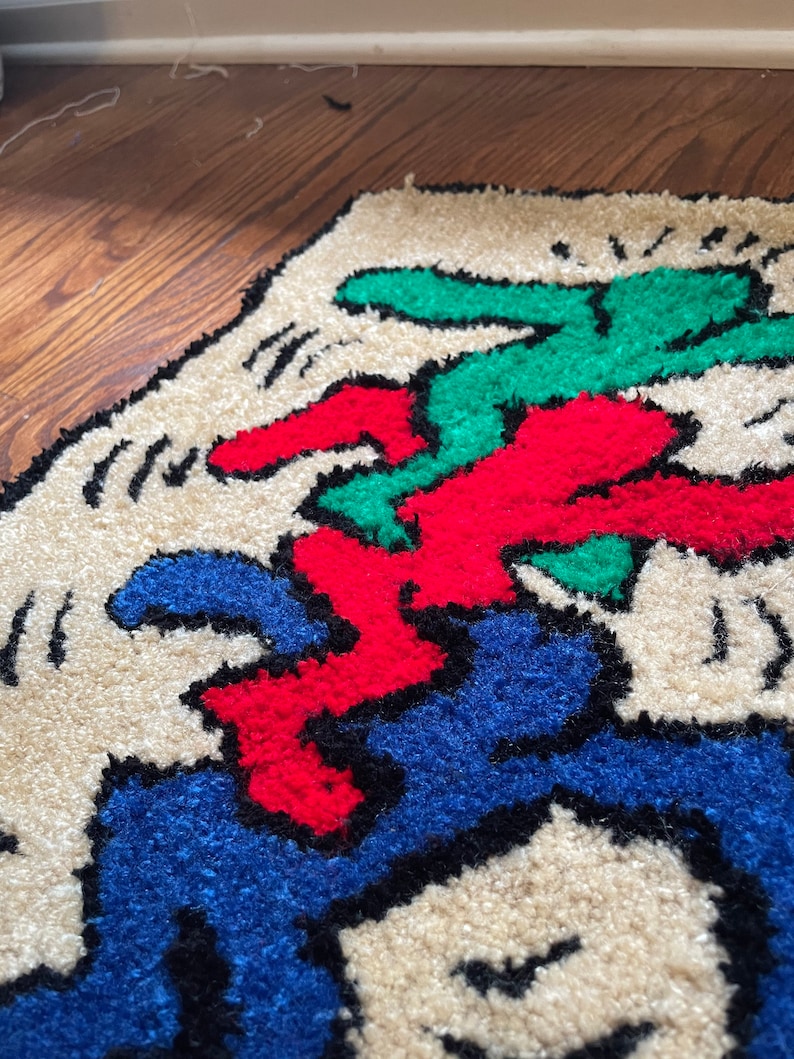 Keith Haring Rug Etsy