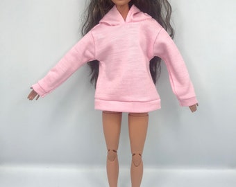 Dolls baby pink hoodie. Dolls sports top. Dolls tracksuit top