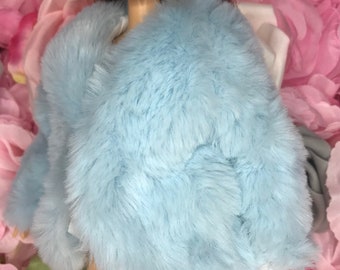 Big sale Dolls clothes fake fur coat soft faux fur coat  winter jacket. Fits curvy doll poppy Parker fashion royalty