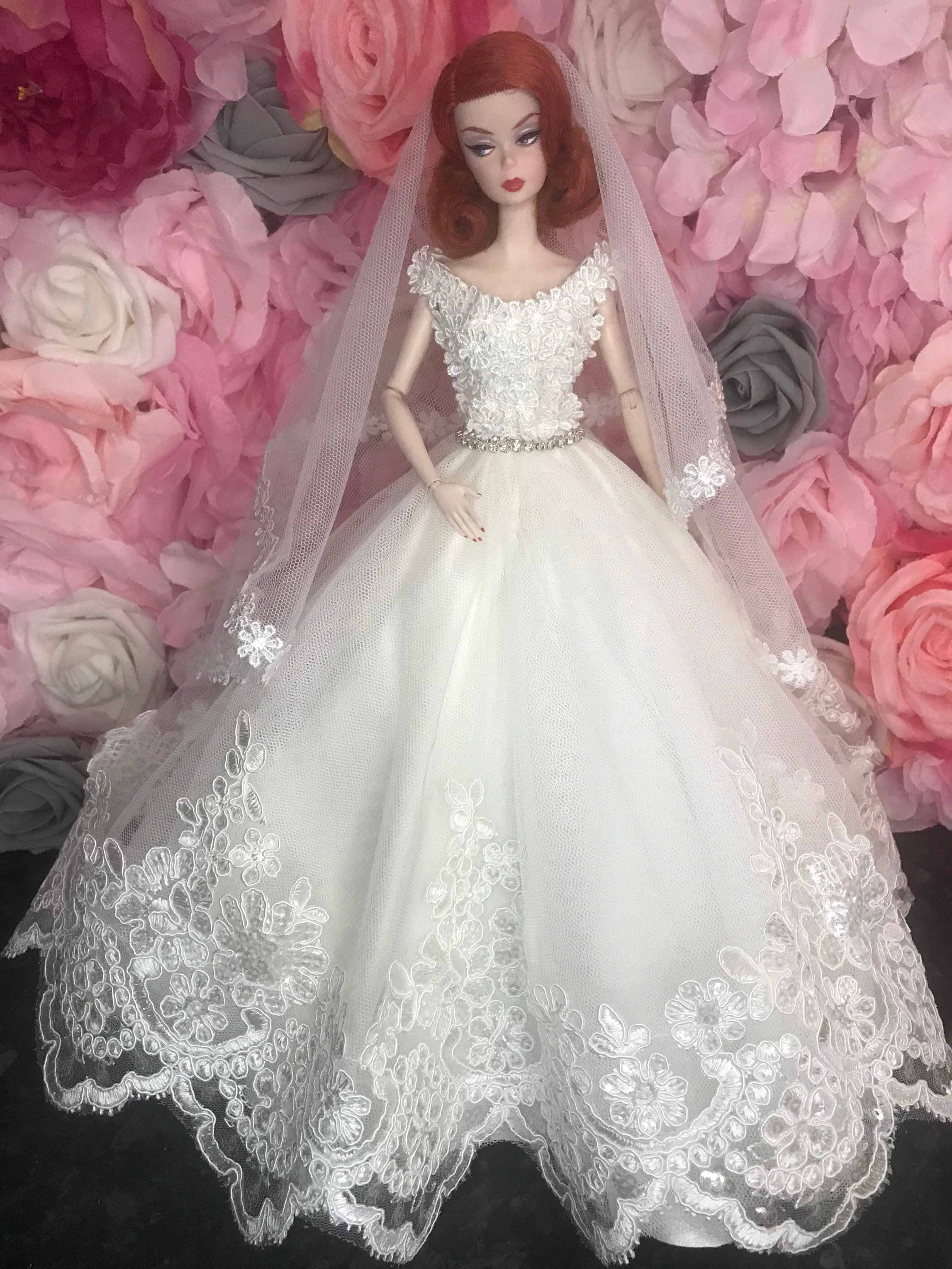 barbie doll wedding dress