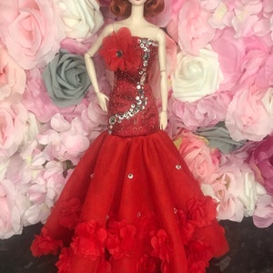 High quality dolls prom dress dolls elegant cocktail dress wedding dress ballgown sparkly
