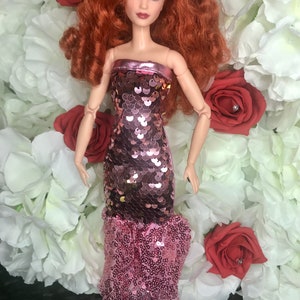 Pink dolls beautiful sequin sparkly cocktail dresses. Off the shoulder party dolls dress