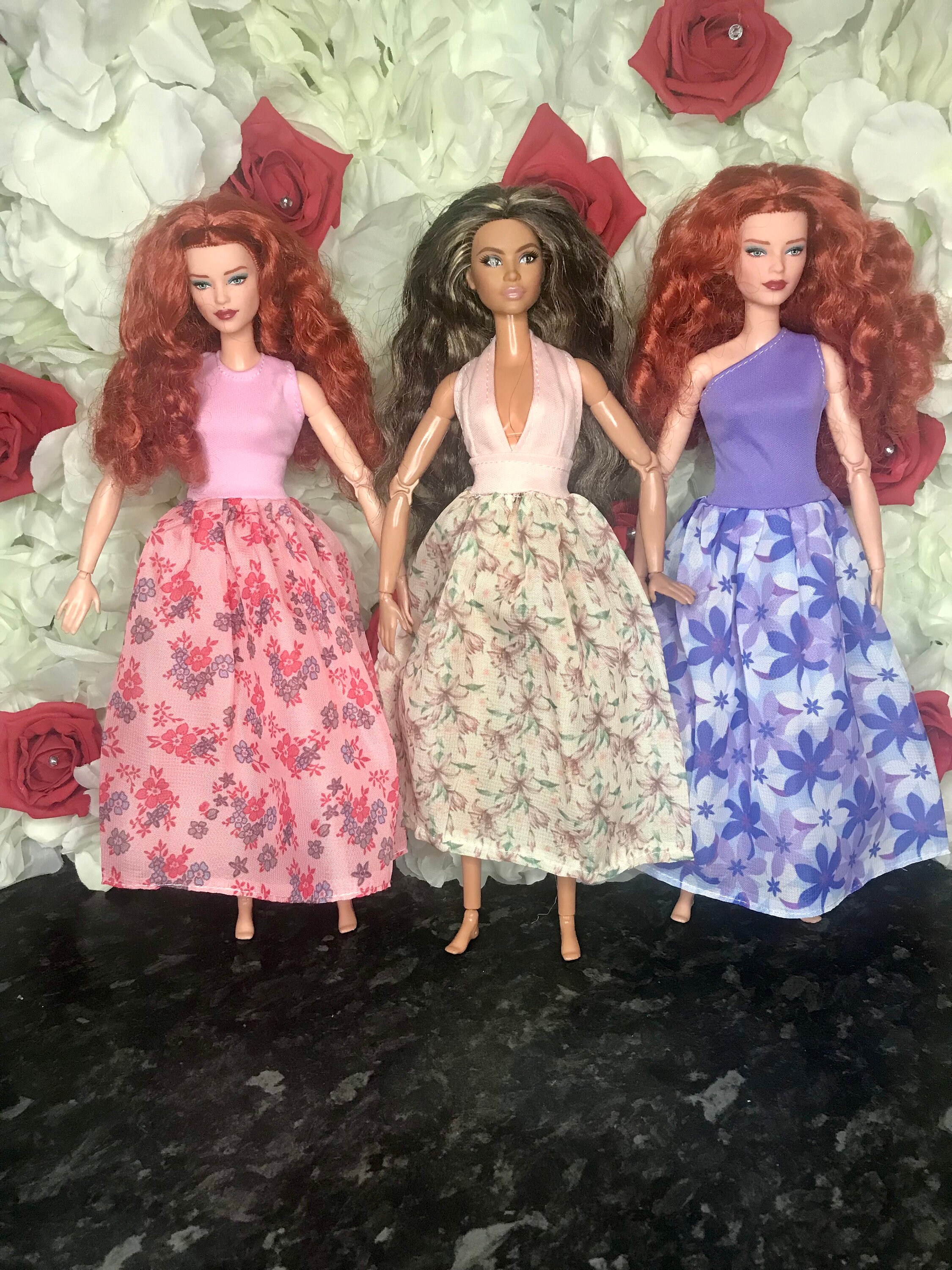 Blonde curly hair barbie 2025