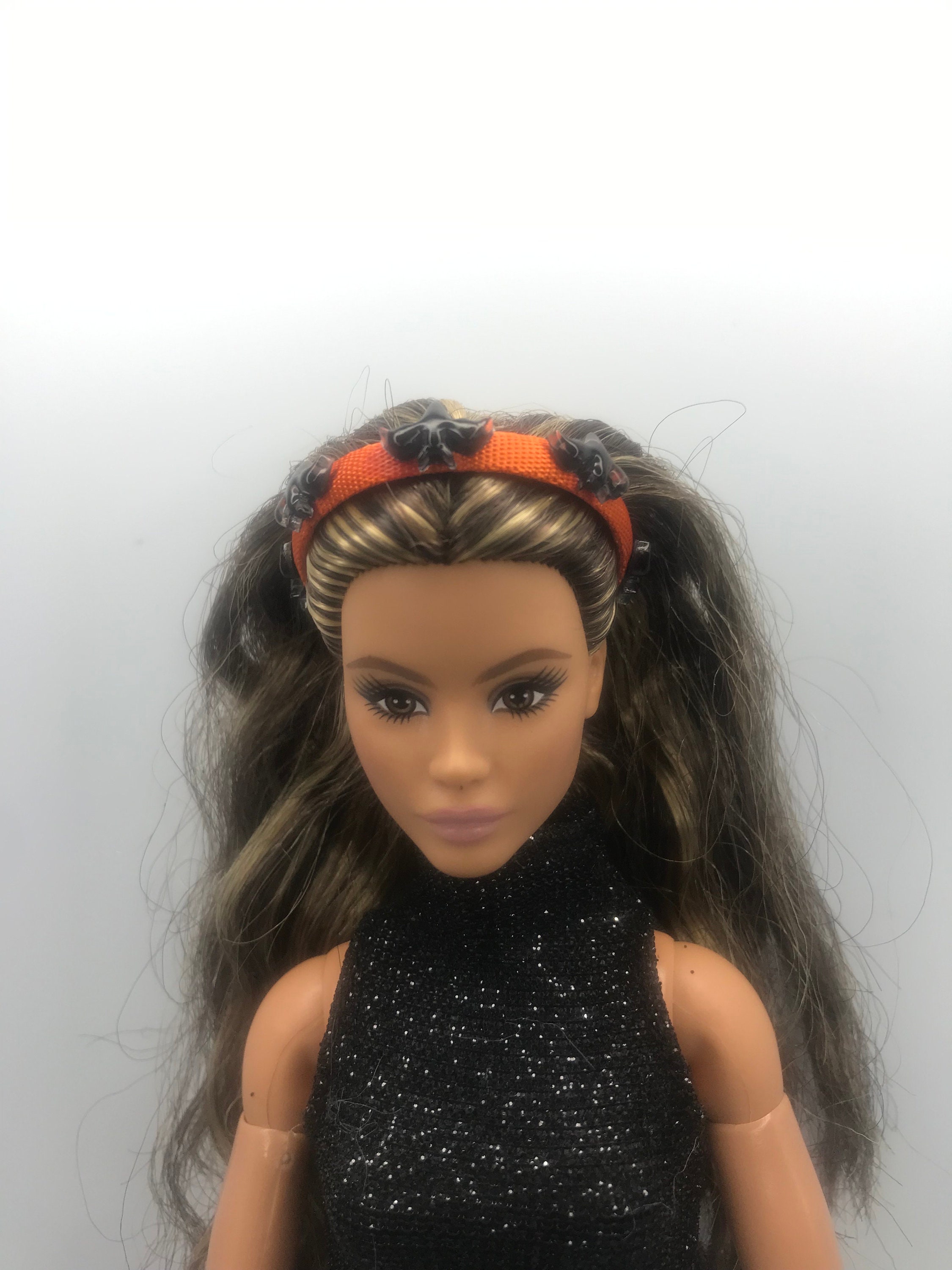 Clockwork Orange Nylon Doll Hair for rerooting