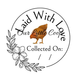May include: A black and white circular stamp with the text 