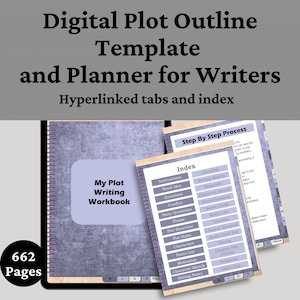 Digital Plot Outline Template: 662-Page Story Planner (PDF)