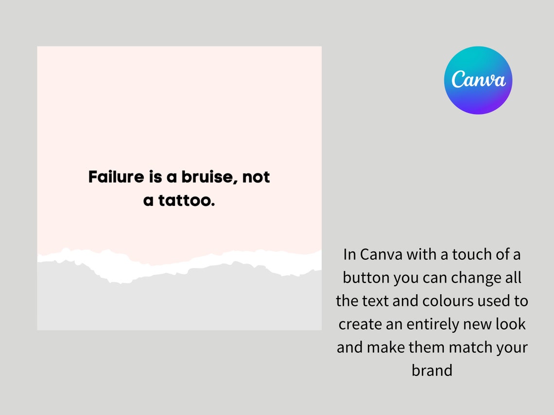 Canva Instagram Templates for Writers Author Instagram Ideas Etsy