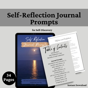 Self-Reflection Journal Prompts: 260 Questions for Self-Discovery (PDF)