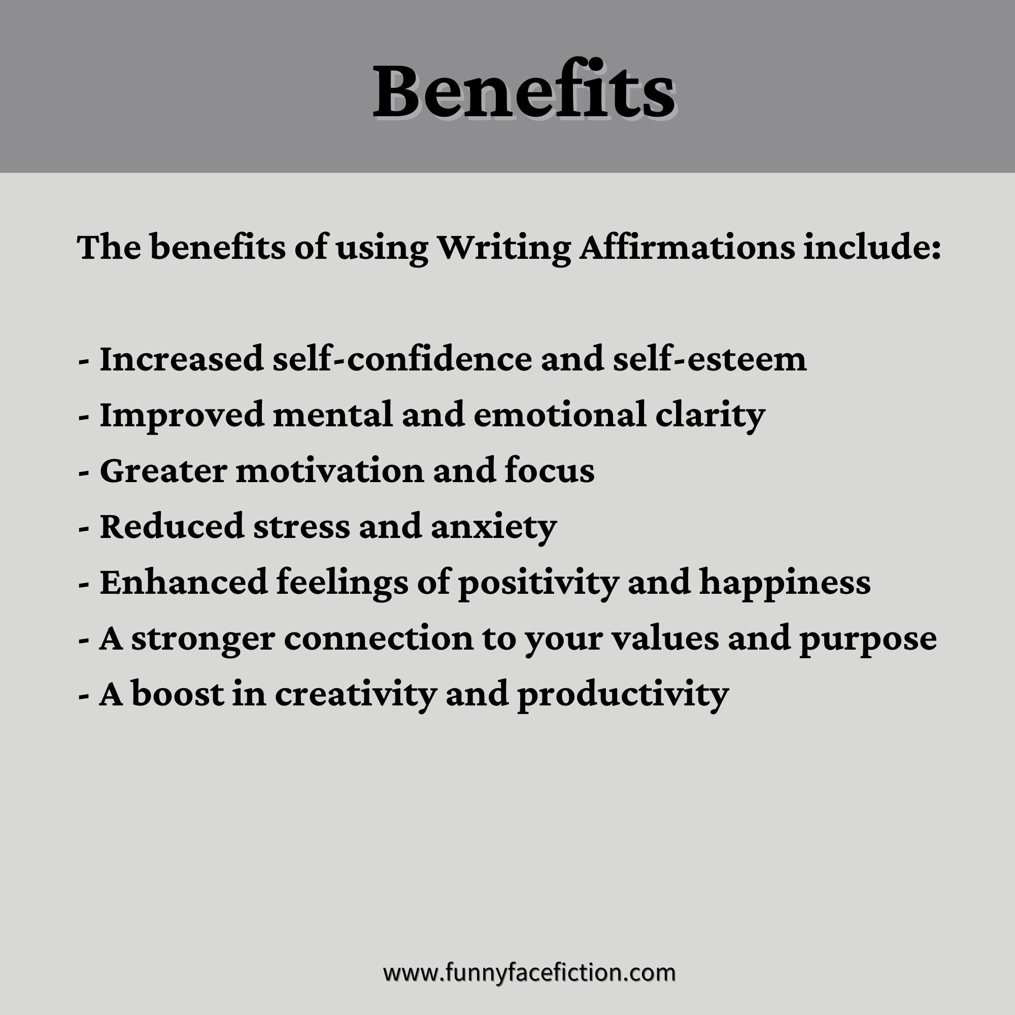 What are the Benefits of Writing Affirmations for Daily Success