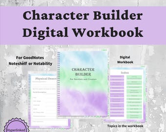 Digital Character Builder Workbook: Creating a Character Development Template (PDF)