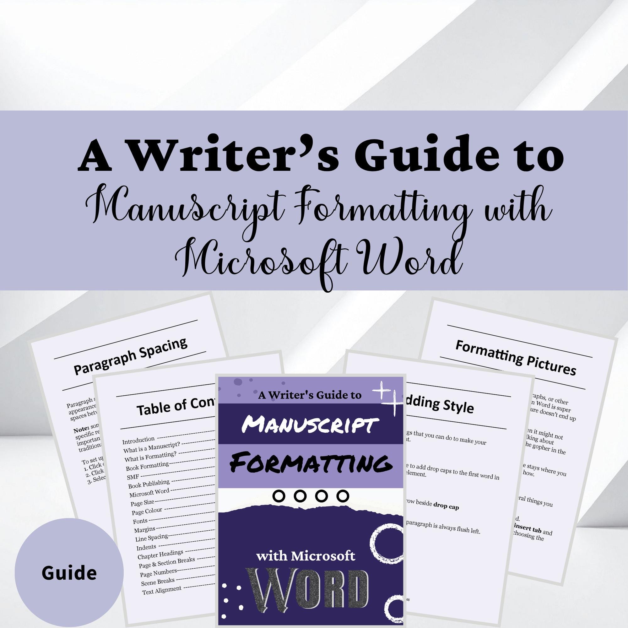 How to Format a Book in Microsoft Word: Manuscript Formatting Guide ...