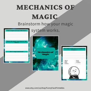 Magic Workbook for Writers, Magic System Workbook for Writers and ...