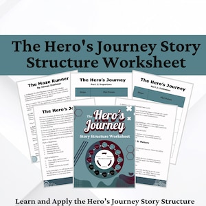 Heldenreise Arbeitsblatt: Monomyth-Plotting-Vorlage (ausfüllbares PDF)